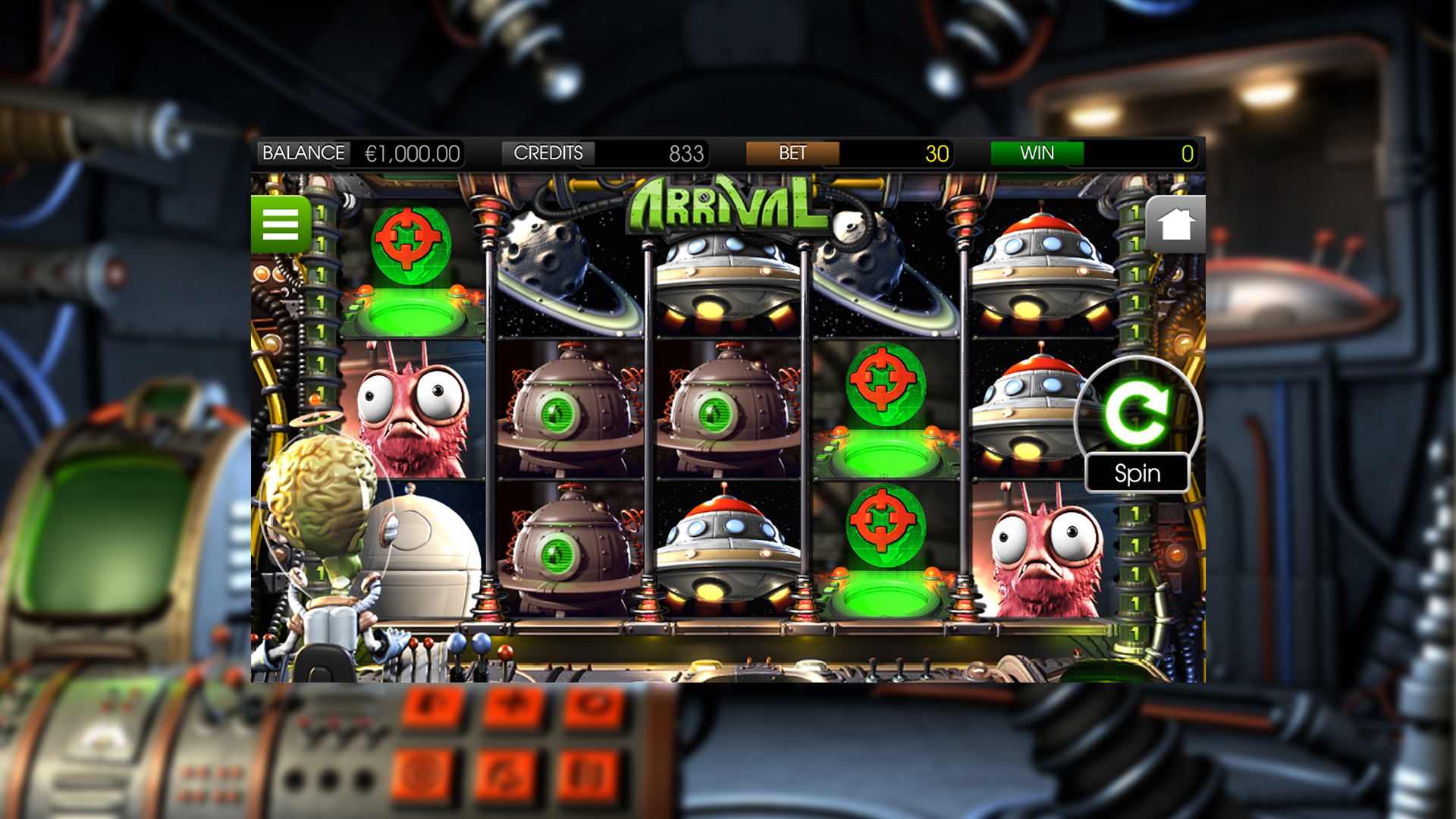 BetSoft Arrival Screenshot