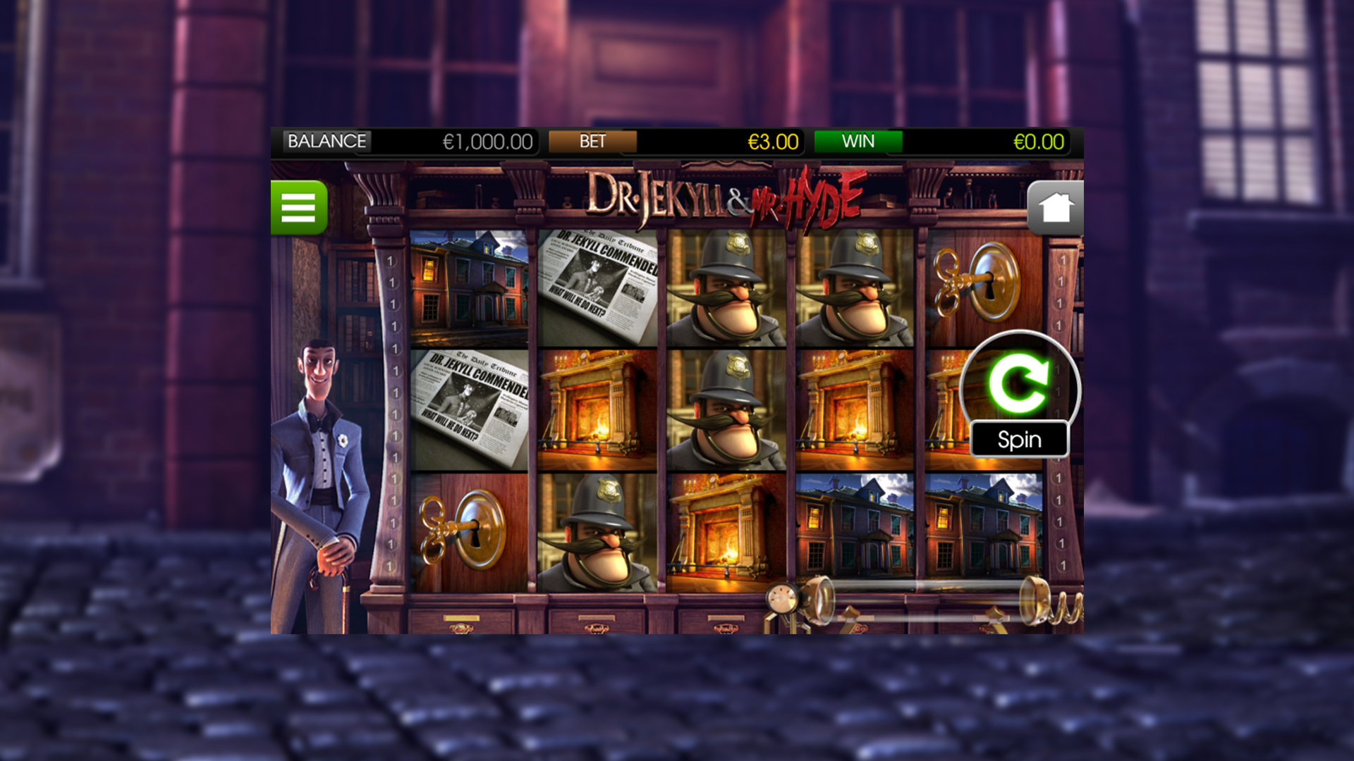 BetSoft Dr Jekyll & Mr Hyde Screenshot