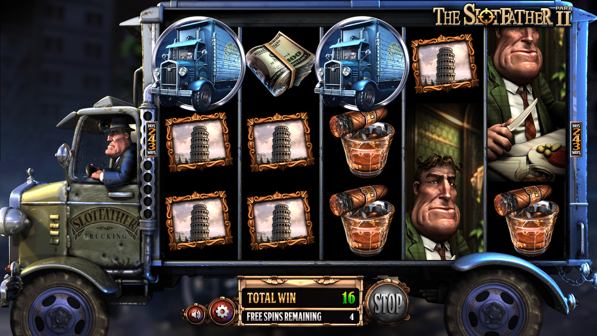 BetSoft The SlotFather Part II Screenshot