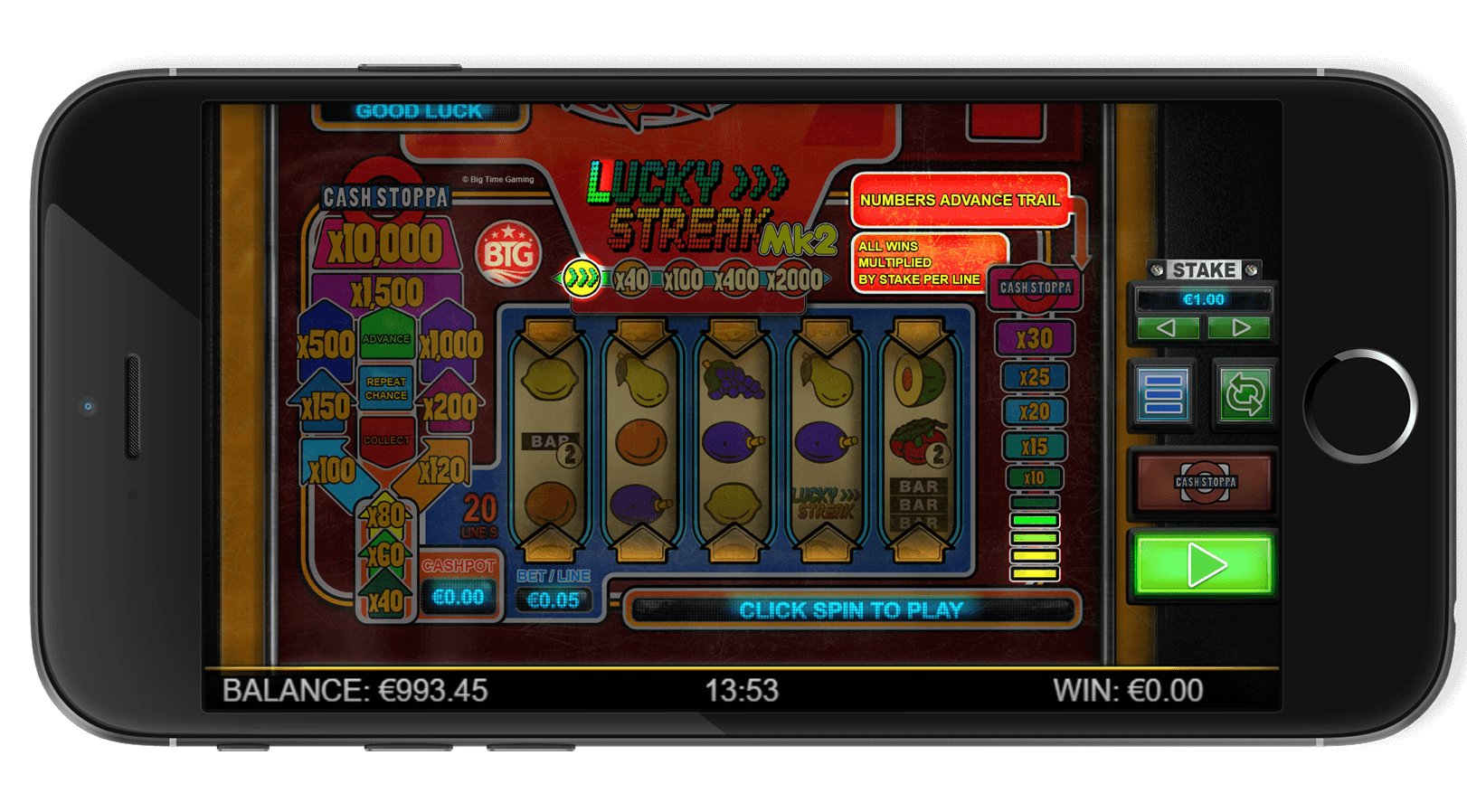 Lucky Streak Mk2 Screenshot