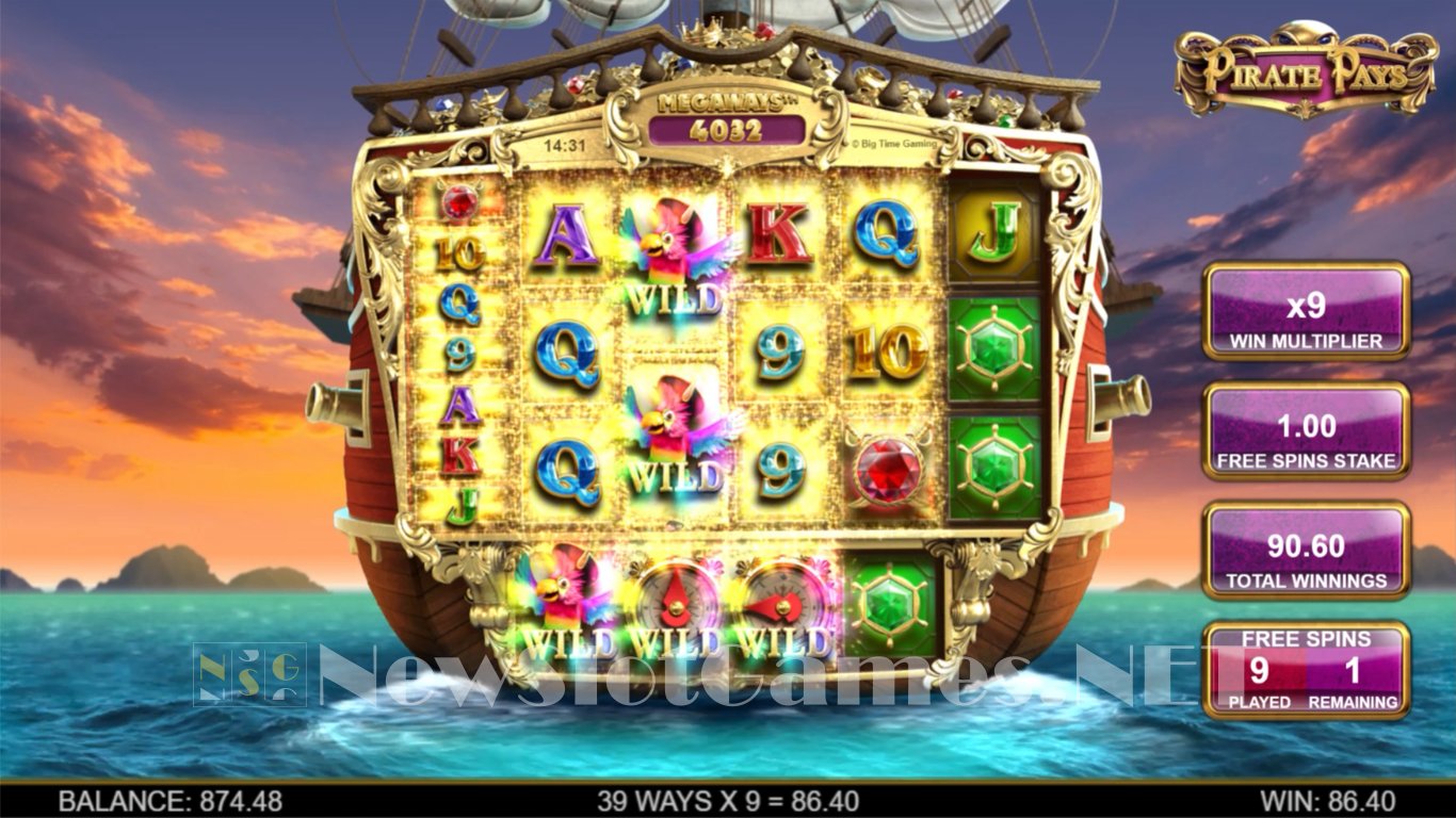 Pirate Pays Megaways Screenshot