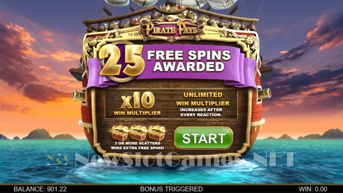 Pirate Pays Megaways Screenshot