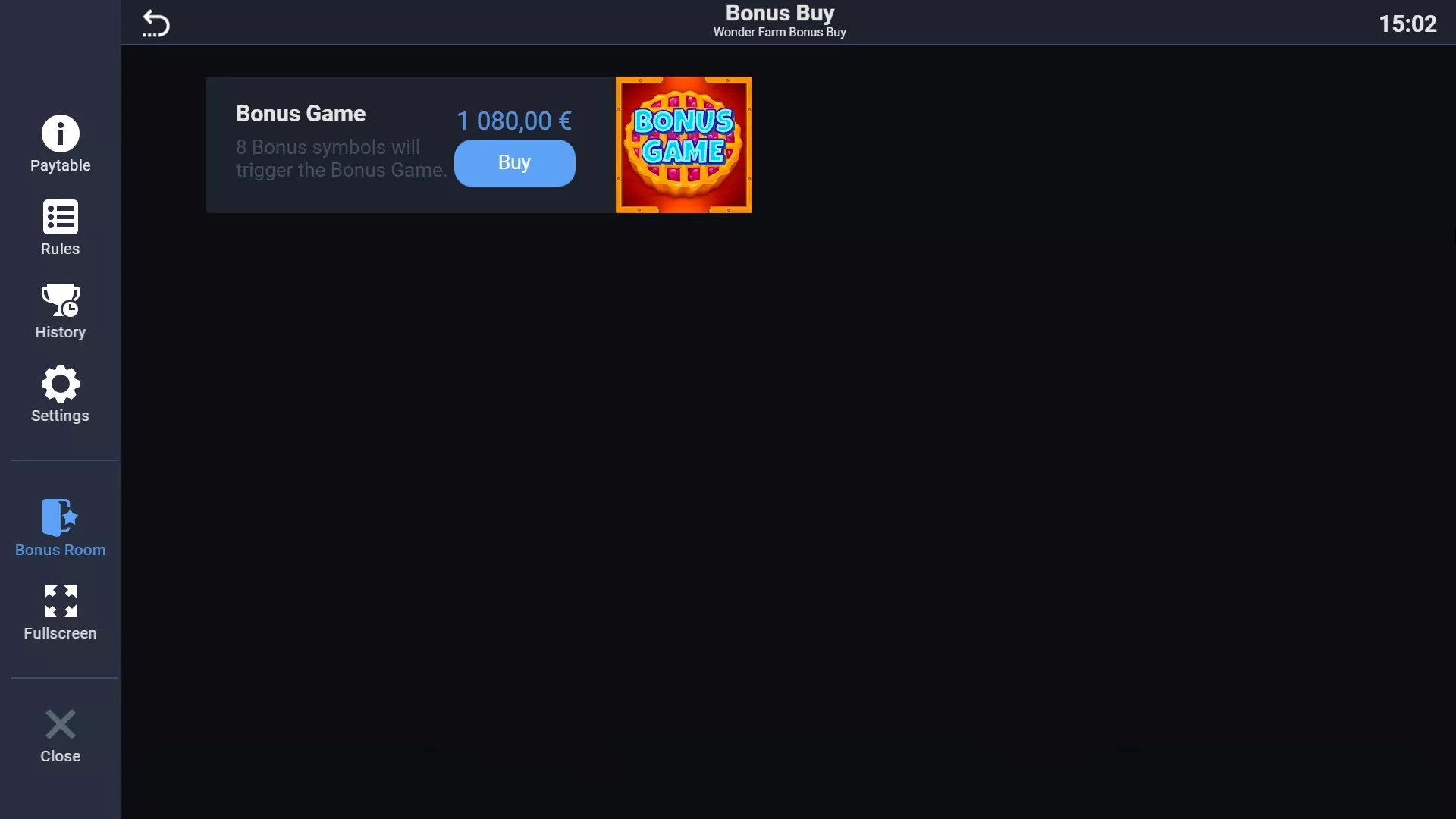 EVO Wonder Farm Bonus Buy Screenshot