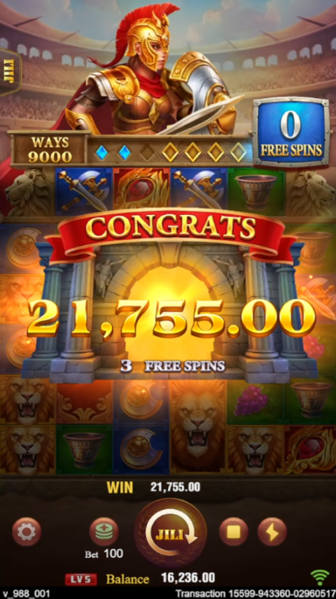 JILI Roma X Deluxe Screenshot